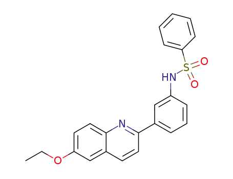 benzenesulfonic acid-[3-(6-ethoxy-[2]quinolyl)-anilide]