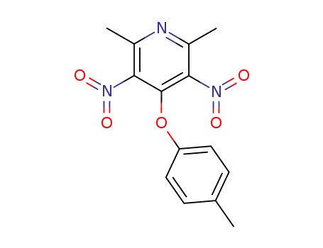 2,6-dimethyl-3,5-dinitro-4-<i>p</i>-tolyloxy-pyridine