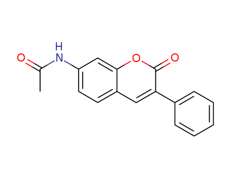 Acetamide, N-(2-oxo-3-phenyl-2H-1-benzopyran-7-yl)-