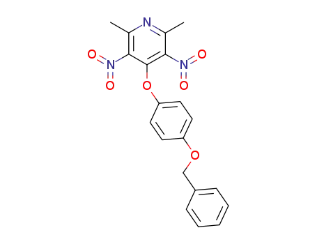 4-(4-benzyloxy-phenoxy)-2,6-dimethyl-3,5-dinitro-pyridine