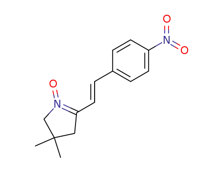 3,3-dimethyl-5-(4-nitro-<i>trans</i>-styryl)-3,4-dihydro-2<i>H</i>-pyrrole-1-oxide