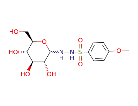 4-methoxy-benzenesulfonic acid-(<i>N</i>'-ξ-D-glucopyranosyl-hydrazide)