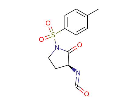 (<i>S</i>)-3-isocyanato-1-(toluene-4-sulfonyl)-pyrrolidin-2-one