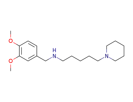 Molecular Structure of 94434-96-5 ((5-piperidino-pentyl)-veratryl-amine)