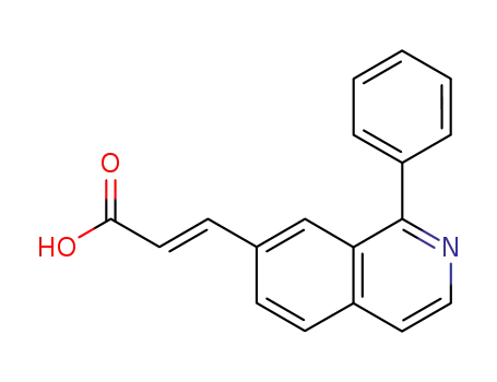 3<i>t</i>-(1-phenyl-[7]isoquinolyl)-acrylic acid