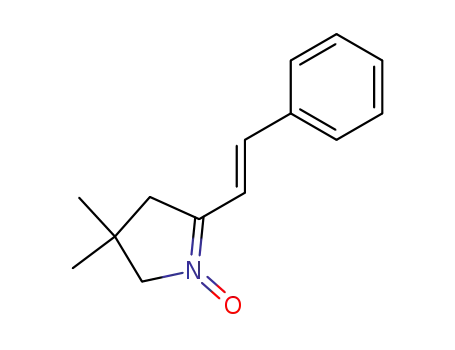 3,3-dimethyl-5-<i>trans</i>-styryl-3,4-dihydro-2<i>H</i>-pyrrole-1-oxide