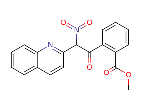 Molecular Structure of 101936-49-6 (2-([2]quinolyl-nitro-acetyl)-benzoic acid methyl ester)