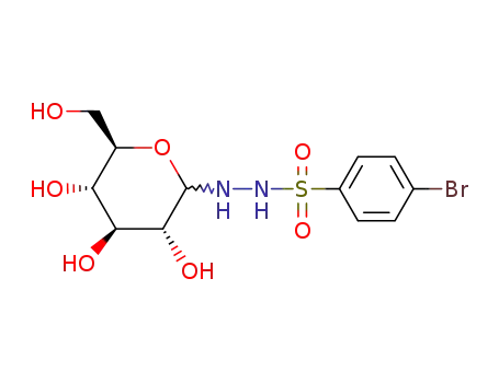 4-bromo-benzenesulfonic acid-(<i>N'</i>-ξ-D-glucopyranosyl-hydrazide)