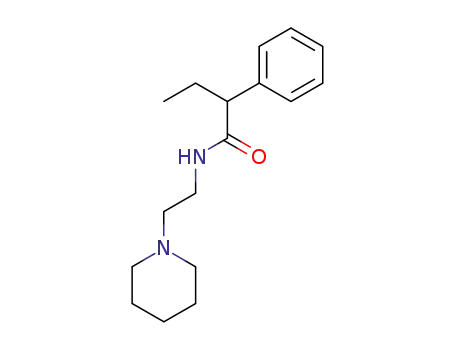 2-phenyl-butyric acid-(2-piperidino-ethylamide)