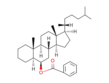 Molecular Structure of 73149-71-0 (6β-benzoyloxy-5α-cholestane)
