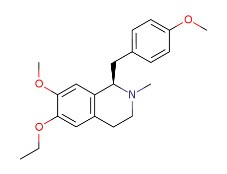 (<i>R</i>)-6-ethoxy-7-methoxy-1-(4-methoxy-benzyl)-2-methyl-1,2,3,4-tetrahydro-isoquinoline