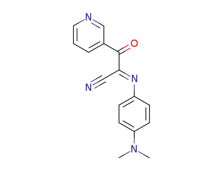 2-(4-dimethylamino-phenylimino)-3-oxo-3-[3]pyridyl-propionitrile
