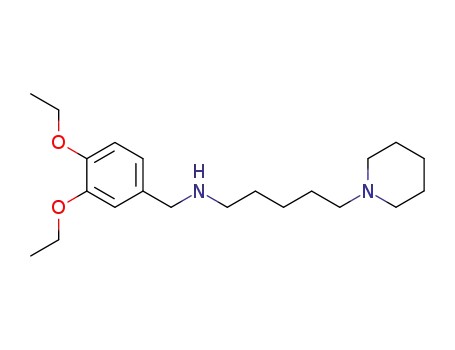 (3,4-diethoxy-benzyl)-(5-piperidino-pentyl)-amine