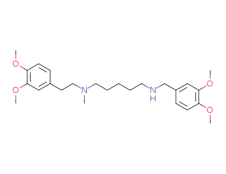 <i>N</i>-(3,4-dimethoxy-phenethyl)-<i>N</i>-methyl-<i>N</i>'-veratryl-pentanediyldiamine