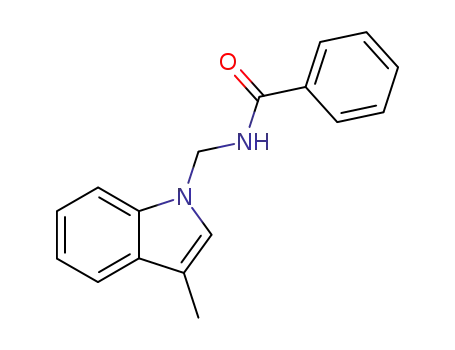 <i>N</i>-(3-methyl-indol-1-ylmethyl)-benzamide