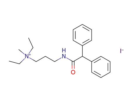 diethyl-[3-(2,2-diphenyl-acetylamino)-propyl]-methyl-ammonium; iodide