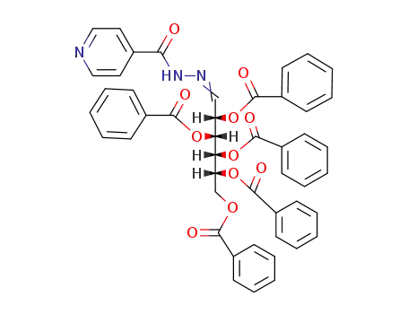 penta-<i>O</i>-benzoyl-<i>aldehydo</i>-D-glucose-isonicotinoylhydrazone