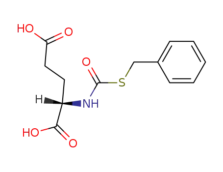 Molecular Structure of 100373-53-3 (<i>N</i>-benzylsulfanylcarbonyl-L-glutamic acid)