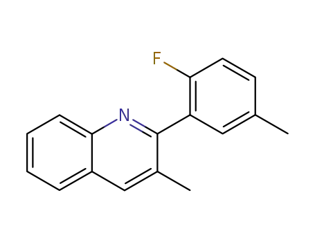 2-(2-fluoro-5-methyl-phenyl)-3-methyl-quinoline