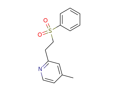 2-(2-benzenesulfonyl-ethyl)-4-methyl-pyridine