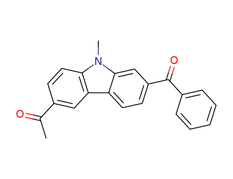 1-(7-benzoyl-9-methyl-carbazol-3-yl)-ethanone