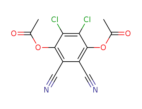 1,2-Benzenedicarbonitrile, 3,6-bis(acetyloxy)-4,5-dichloro-
