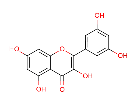 Molecular Structure of 28449-61-8 (4H-1-Benzopyran-4-one, 2-(3,5-dihydroxyphenyl)-3,5,7-trihydroxy-)