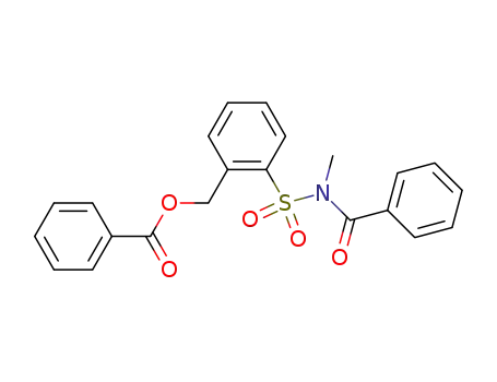 benzoyl-(2-benzoyloxymethyl-benzenesulfonyl)-methyl-amine
