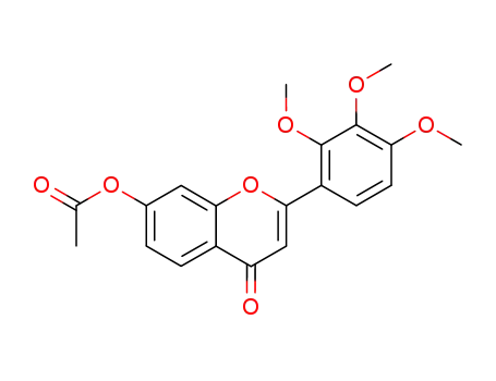 7-acetoxy-2-(2,3,4-trimethoxy-phenyl)-chromen-4-one