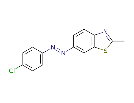6-(4-chloro-phenylazo)-2-methyl-benzothiazole