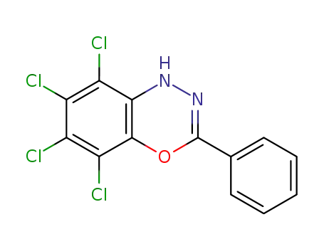 5,6,7,8-tetrachloro-3-phenyl-1<i>H</i>-benzo[1,3,4]oxadiazine