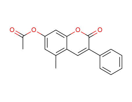 7-acetoxy-5-methyl-3-phenyl-coumarin