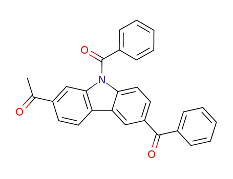 1-(6,9-dibenzoyl-carbazol-2-yl)-ethanone