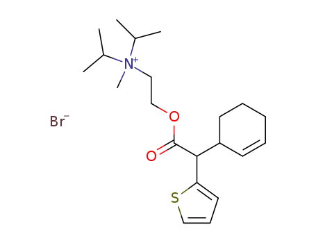 [2-(cyclohex-2-enyl-[2]thienyl-acetoxy)-ethyl]-diisopropyl-methyl-ammonium; bromide