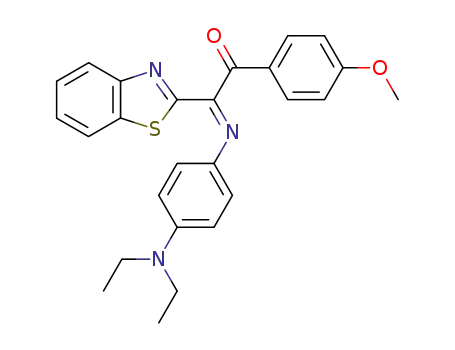 2-benzothiazol-2-yl-2-(4-diethylamino-phenylimino)-1-(4-methoxy-phenyl)-ethanone