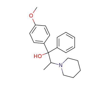 1-(4-methoxy-phenyl)-1-phenyl-2-piperidino-propan-1-ol