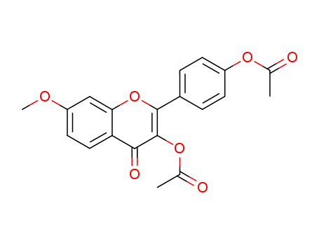 3-acetoxy-2-(4-acetoxy-phenyl)-7-methoxy-chromen-4-one