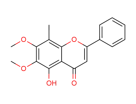 5-hydroxy-6,7-dimethoxy-8-methyl-2-phenyl-chromen-4-one