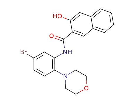 3-hydroxy-[2]naphthoic acid-(5-bromo-2-morpholino-anilide)