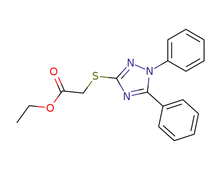(1,5-diphenyl-1<i>H</i>-[1,2,4]triazol-3-ylmercapto)-acetic acid ethyl ester