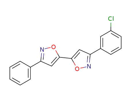 3-(3-chloro-phenyl)-3'-phenyl-[5,5']biisoxazolyl
