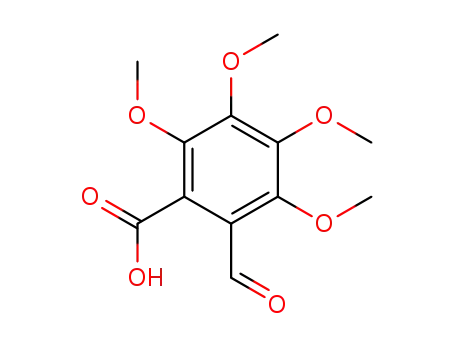 2-formyl-3,4,5,6-tetramethoxy-benzoic acid