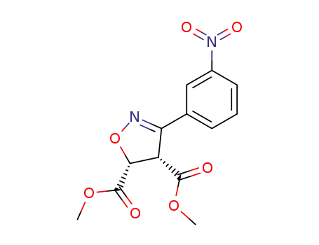 (+/-)-3-(3-nitro-phenyl)-4,5-dihydro-isoxazole-4<i>r</i>,5<i>c</i>-dicarboxylic acid dimethyl ester