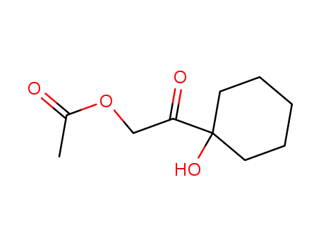 Molecular Structure of 112070-81-2 (Ethanone, 2-(acetyloxy)-1-(1-hydroxycyclohexyl)-)