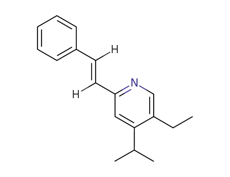5-ethyl-4-isopropyl-2-<i>trans</i>-styryl-pyridine