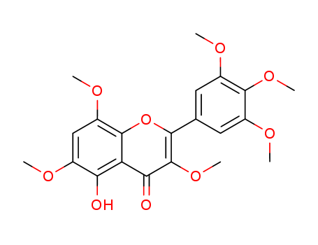 4H-1-Benzopyran-4-one, 5-hydroxy-3,6,8-trimethoxy-2-(3,4,5-trimethoxyphenyl)-