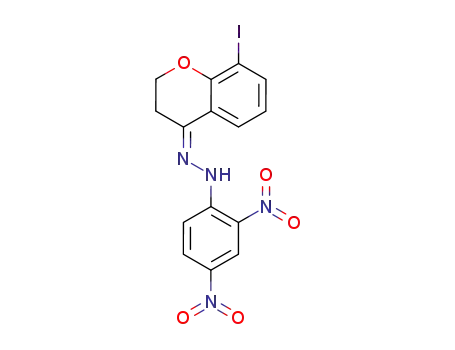 8-iodo-chroman-4-one-(2,4-dinitro-phenylhydrazone)