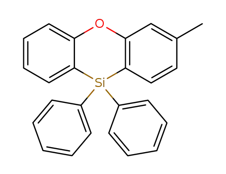 Molecular Structure of 18839-24-2 (3-methyl-10,10-diphenyl-10<i>H</i>-phenoxasiline)