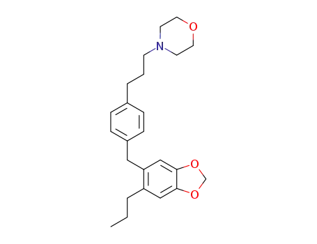4-{3-[4-(6-propyl-benzo[1,3]dioxol-5-ylmethyl)-phenyl]-propyl}-morpholine