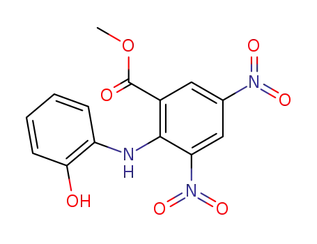2-(2-hydroxy-anilino)-3,5-dinitro-benzoic acid methyl ester